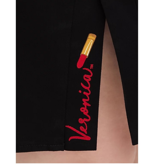 NWOT TORRID BETTY & VERONICA - BLACK & RED LIPSTICK BODYCON BUSTIER DRESS - Picture 4 of 5